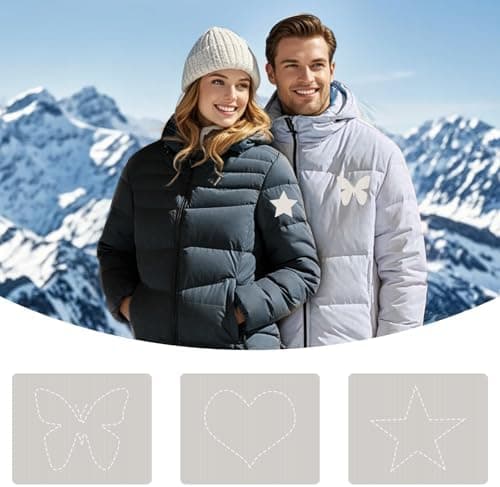 45 Stück Daunenjacke Selbstklebend Reparatur Klebeband für Jacken und Zelte
| Daunenjacke Flicken Reparatur Klebeband S