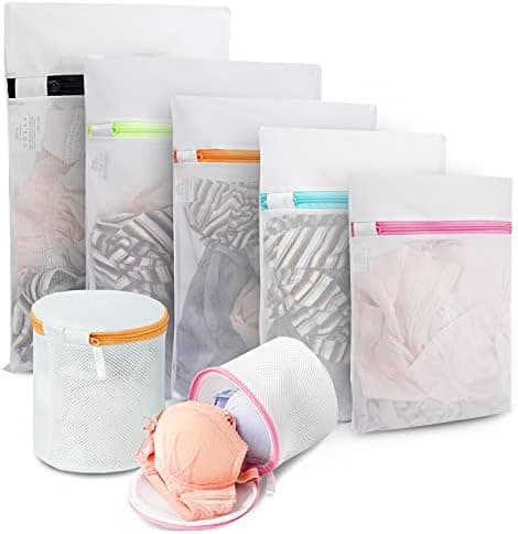 Eono 3 Set robusten Mesh Wäschesack für College-Studenten und Wohnungsbewohner - Super groß und 1 groß mit Kordelzug Ver