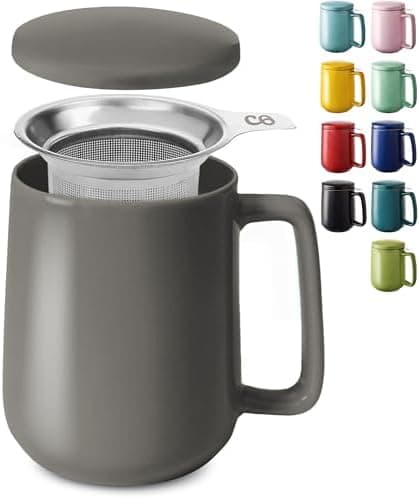 Teetasse Anthrazit Spülmaschinenfest LangWarm XXL