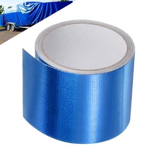 Reparaturset Schwarz für Zelt und Markise - Kleber zur Reparatur von Plane & Schutzplanen (5cm*10m)  
Klebeband Schwarz