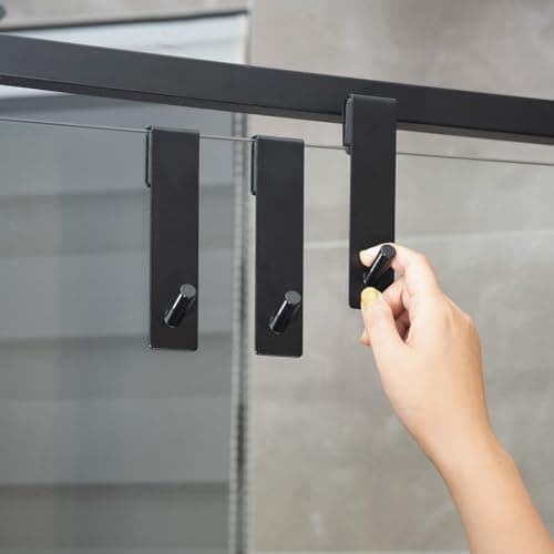 Haken Duschwand Edelstahl ohne Bohren für Handtücher Dusche (1|3 cm)