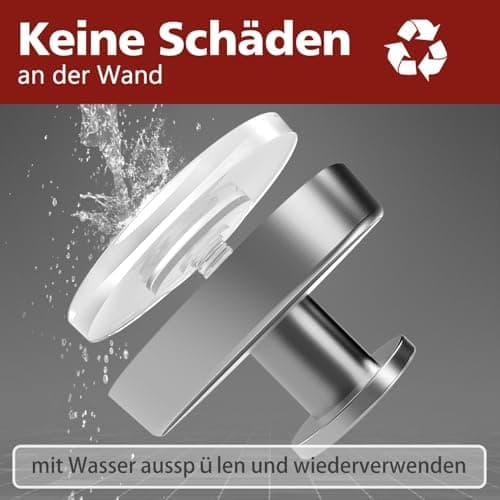 Bohrpflichtfreier Edelstahl Handtuchhalter von ZUNTO - Bad & Küche
| Verstellbare Vakuum Kleiderhaken für ZUNTO Handtuc