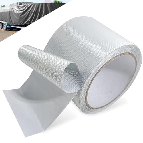 Reparaturset Schwarz für Zelt und Markise - Kleber zur Reparatur von Plane & Schutzplanen (5cm*10m)  
Klebeband Schwarz
