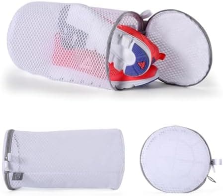 Kimmama Waschbeutel Schuhe 125 g/m² Mesh Langlebiger und wiederverwertbarer Waschbeutel Reiseorganisation (7"×15")  
Kim