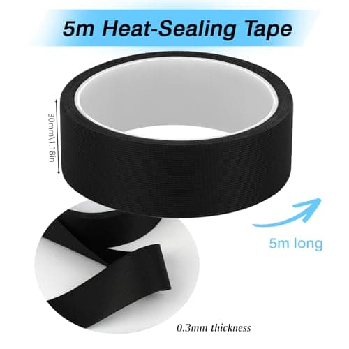 Nahtband zum Aufbügeln SelfHeal Patch-Reparaturband 20mm Breit (20mm*5m) Wasserdichten Zelt Klebeband für Neoprenanzüge