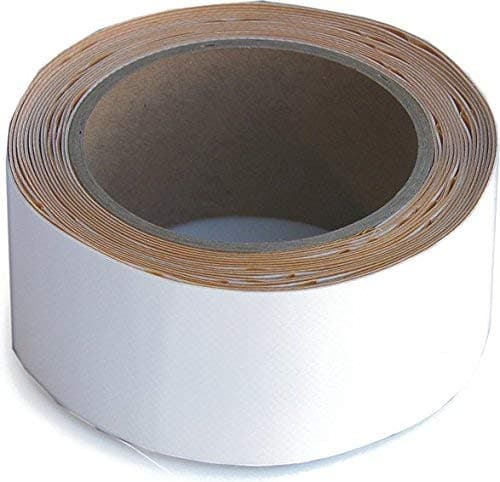 PVC-Reparaturband für LKWs - grau 10 cm x 5 m - perfekt für Plane, Anhängerabdeckungen & Markisen - starke Klebesterke u