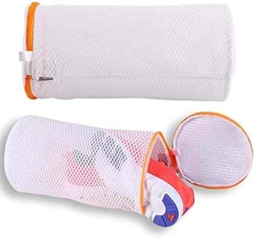 Kimmama Waschbeutel Schuhe 125 g/m² Mesh Langlebiger und wiederverwertbarer Waschbeutel Reiseorganisation (7"×15")  
Kim