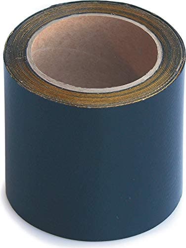 PVC-Reparaturband für LKWs - grau 10 cm x 5 m - perfekt für Plane, Anhängerabdeckungen & Markisen - starke Klebesterke u