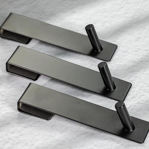 Haken Duschwand Edelstahl ohne Bohren für Handtücher Dusche (1|3 cm)