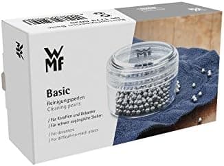 WMF Basic Reinigungsperlen Cromargan Edelstahl - zur Reinigung von Karaffen, Dekantern, Vasen oder Flaschen - effectivel