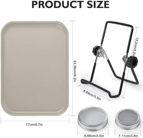 Sprossenglas Keimglas 2er Set - Anzuchtset Für Köstliche Frische Sojasprossen und Micro-Greens mit 1 Wasserschale und 2