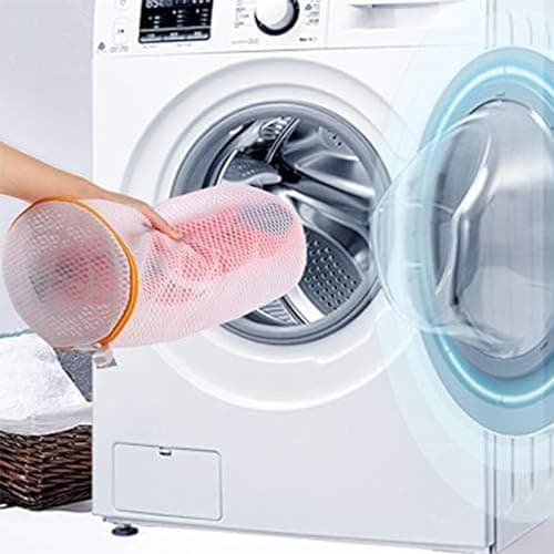 Kimmama Waschbeutel Schuhe 125 g/m² Mesh Langlebiger und wiederverwertbarer Waschbeutel Reiseorganisation (7"×15")  
Kim