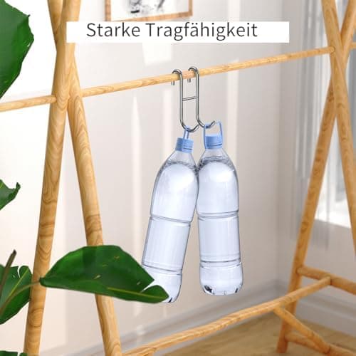 Duschhaken Silber 3 Stück für Glasscheibe ≤ 10mm & 30mm Badezimmerschleuse Halterung