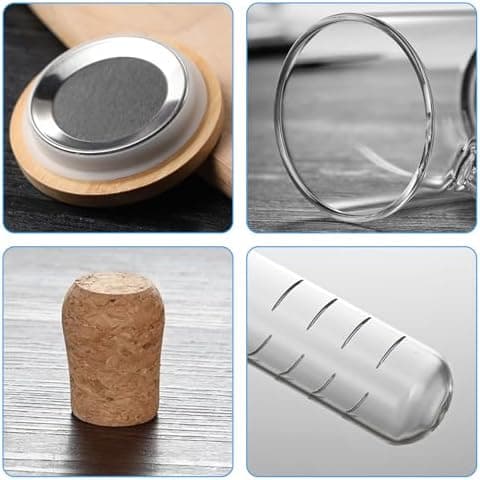 Borosilikatglas Teegläser Set für Heiß- und Kaltgetränke
| Teesieb Gläser 500ml mit Henkel und Deckel, perfekt für Tee
