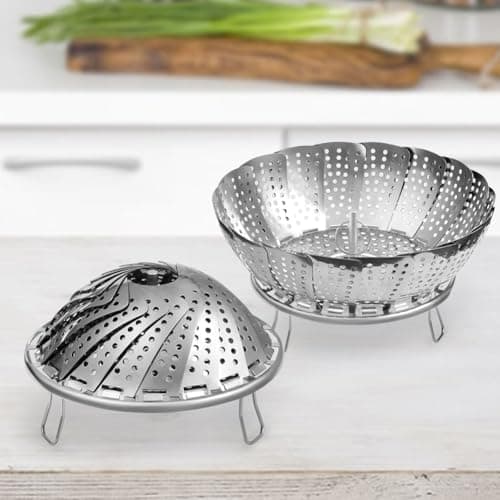 Vicloon Dampfeinsatz Topf Edelstahl Dampfgarer Für Gemüse Fisch Meeresfrüchte Kochen