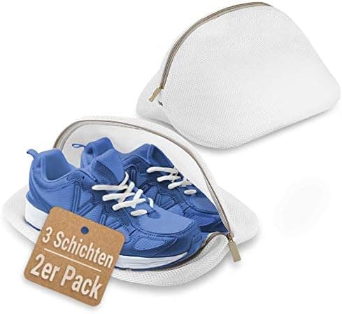 ECOOE 2 Stück Wäschenetz für Schuhe und Sneaker - Schutz vor Stichen, ideal für Waschmaschine und Reise
| ECOOE 2 Stück