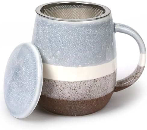 Keramik Teetasse mit Deckel und Sieb, Rosa, Modern für Jedermann, zur Entspannung
| Keramik Teetasse mit Sieb, 400 ml,