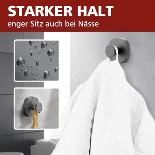 Bohrpflichtfreier Edelstahl Handtuchhalter von ZUNTO - Bad & Küche
| Verstellbare Vakuum Kleiderhaken für ZUNTO Handtuc