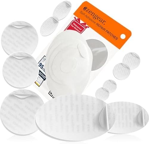 aZengear Reparaturflicken – Wasserdicht, Selbstklebend, Reiß- und Temperaturresistenter Daunenjacken-Reparatur-Stoff (Sc