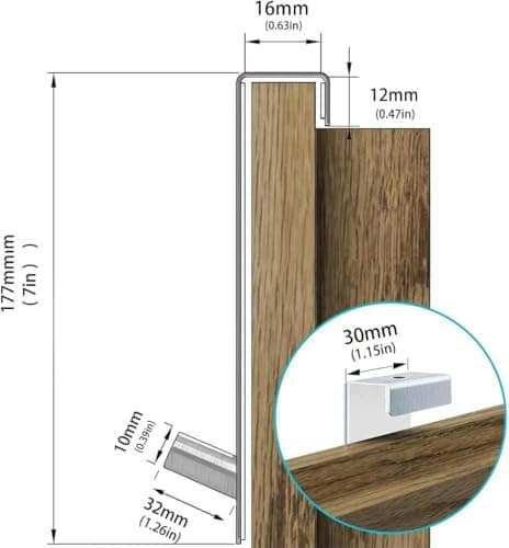 ARTOYS Silber Duschhaken ohne Bohren – 4 Stück für Badezimmerglas 8mm, Kleiderhaken, Duschbad