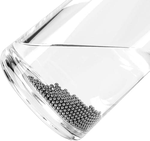 Edelstahl-Reinigungsperlen für Glasflaschen und Dekantere, 1000 Kugeln Kratzfrei und Mühelose Reinigung, Alternative zu