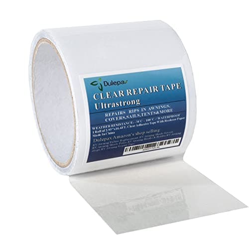 Dulepax Zelt Reparaturband Wohnmobil Markisen Reparatur-Kit Transparentes Planenreparaturband
| Dulepax Zelt Reparaturb