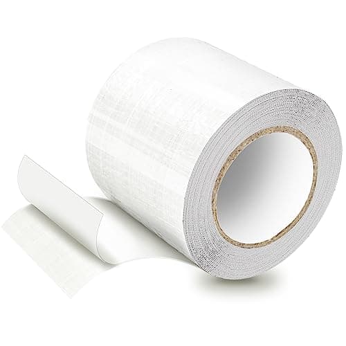 PE Planenband, Reparaturklebeband für Gewebeplanen, für LKW-Abdeckplanen, Markisen und Zelte, weiß, 5M * 8CM