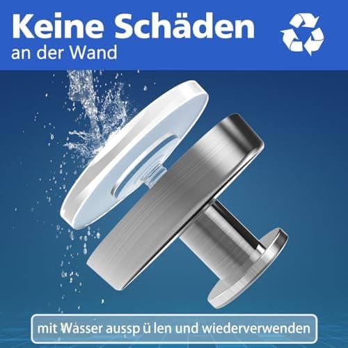 Bohrpflichtfreier Edelstahl Handtuchhalter von ZUNTO - Bad & Küche
| Verstellbare Vakuum Kleiderhaken für ZUNTO Handtuc