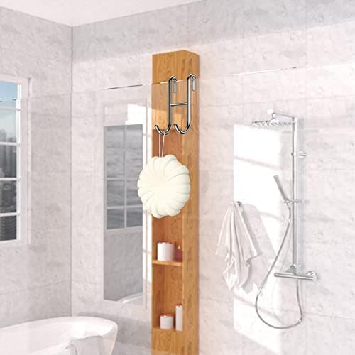 Duschhaken Silber 3 Stück für Glasscheibe ≤ 10mm & 30mm Badezimmerschleuse Halterung