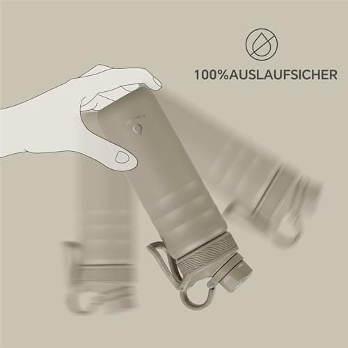 Ideaux Isolierbecher 14oz (420ml) | Doppelwandig | Eign. für Kaffee & Tee - Grün | Auslaufsicher | Reisebef. | Heiß & Ka