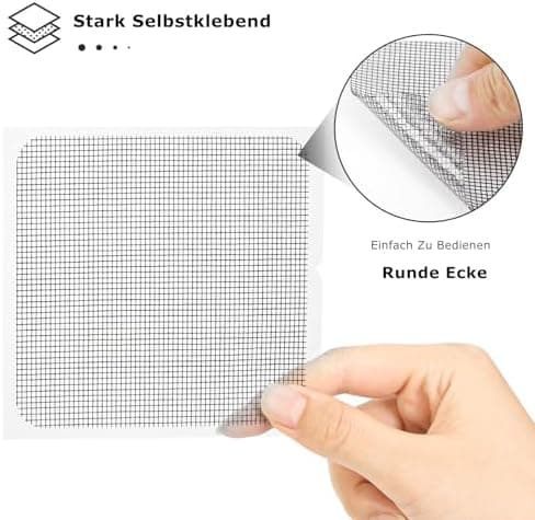 Fliegengitter Reparatur Set 38 Stück für Insektennetze, Ideal für Familien im Haus, leicht zu verwenden und praktisch.