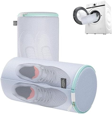 Kimmama Waschbeutel Schuhe 125 g/m² Mesh Langlebiger und wiederverwertbarer Waschbeutel Reiseorganisation (7"×15")  
Kim