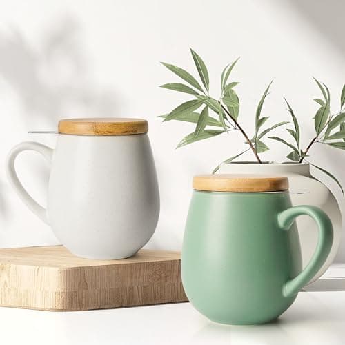 Teetasse mit Sieb XXL - 550 ml - für Tee-Zubereitung bei Bedarf
