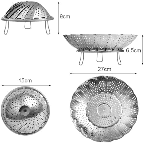 Vicloon Dampfeinsatz Topf Edelstahl Dampfgarer Für Gemüse Fisch Meeresfrüchte Kochen