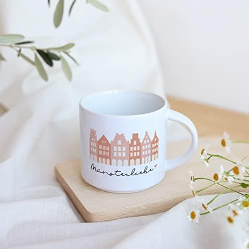Odernichtoderdoch Tea-Rex Tasse - Keramik Kaffeebecher für Begeisterte - Esszimmer & Büro - Weiße Vase Form, 0,4 L