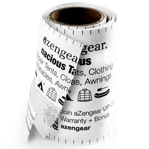 aZengear Wasserdichtes Klebeband Transparent für Zeltreparatur und Daunenjacke Reparatur |ClimatePartner certified | Mar