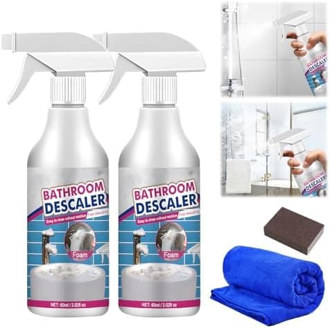 Fleckenentferner für WC und Dusche - Multifunktionaler Reiniger zum Entfernen hartnäckiger Flecken
| Starkes Duschkabin