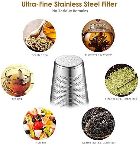 Glastal Bronze Teekanne 1500ml Edelstahl Teewärmer für Teebegeisterteuled
Glastal 1500ml Bronze Teekanne mit Stövchen fü