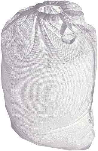 iGadgitz Home U7097 XXL Wäschesack Groß Wäschennetz Groß Wäschebeutel - Weiß - 1 stk