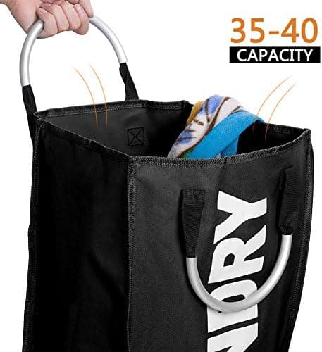 Tragbarer Wäschesack aus Polyester für schmutzige Kleidung
| Faltbarer Wäschekorb mit Griffen, ideal für große Wäschesä