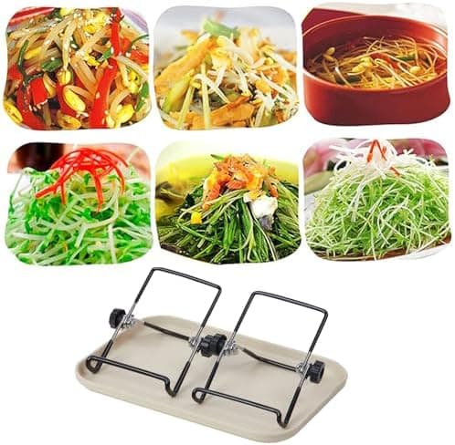 Sprossenglas Keimglas 2er Set - Anzuchtset Für Köstliche Frische Sojasprossen und Micro-Greens mit 1 Wasserschale und 2