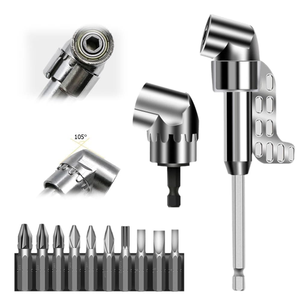 2025 Neu Corner Tool Screw 1/4-Zoll Sechskantschaft Winkelbohrer für Bauarbeiter und Garage (Kurz)  
2025 Neu 105° Winke