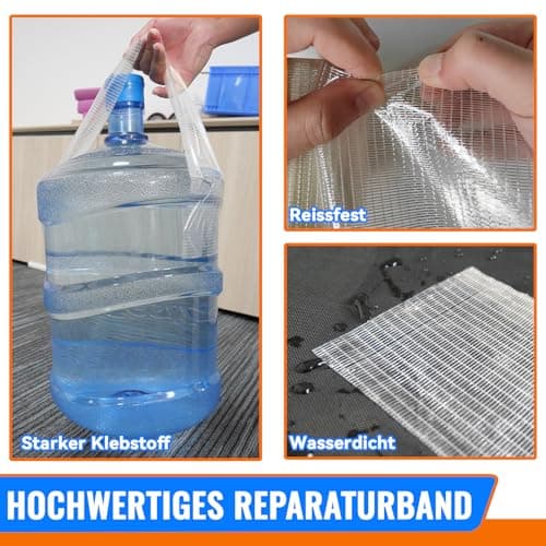 Birllaid RV Markise Reparaturband Wasserdicht für Markisen und Zelte
| Birllaid Boot Deckt Reparaturband für Tarp und S