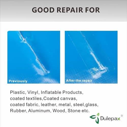 Dulepax Zelt Reparaturband Wohnmobil Markisen Reparatur-Kit Transparentes Planenreparaturband
| Dulepax Zelt Reparaturb