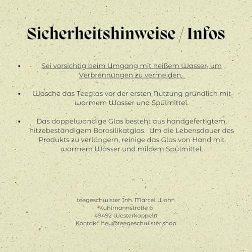 Teeglas mit Sieb und Deckel |(hitzebeständig) | für Liebhaber des Dufthafts und Geschmacks | bei Tee- und Herbservierung