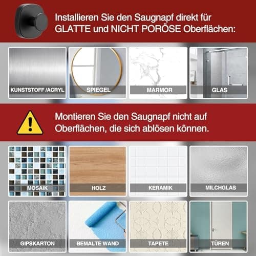 Bohrpflichtfreier Edelstahl Handtuchhalter von ZUNTO - Bad & Küche
| Verstellbare Vakuum Kleiderhaken für ZUNTO Handtuc