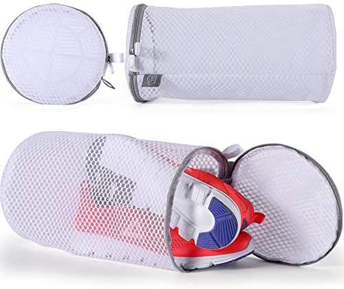 Kimmama Waschbeutel Schuhe 125 g/m² Mesh Langlebiger und wiederverwertbarer Waschbeutel Reiseorganisation (7"×15")  
Kim