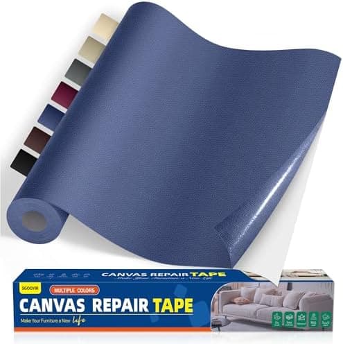Selbstklebender Textilkleber 10x200cm, Wasserdicht Repair Patch, Zelt Stoffspar Patch für Sofa RV Markisen Stühle