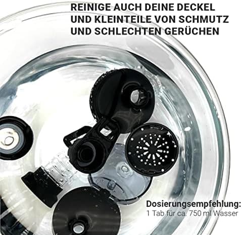 720°DGREE Trinkflaschen Reinigungstabletten - Hygienisch & Effektiv: Entfernt Gerüche & Ablagerungen - ClimatePartner ce