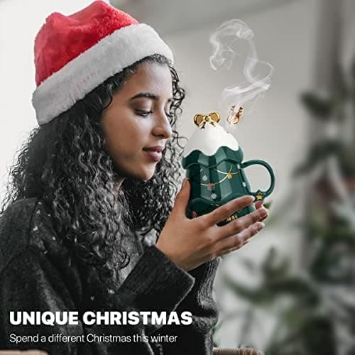 Keramik Kaffeebecher Set - Bestes Geschenk für Eltern, Freunde und Weihnachten